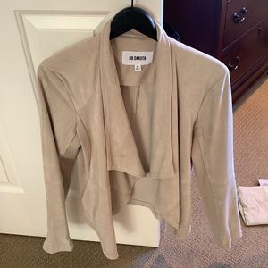 BB Dakota suede like jacket beige size Medium